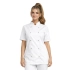 Bluza kucharska biała damska na napy krótki rękaw roz. M – bluza kucharska – odzież gastronomiczna